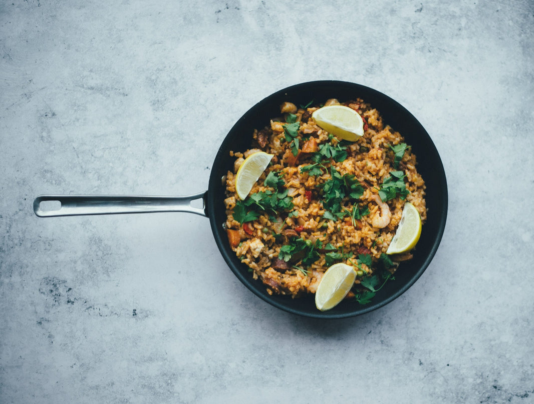 Aromatic Prawn Paella