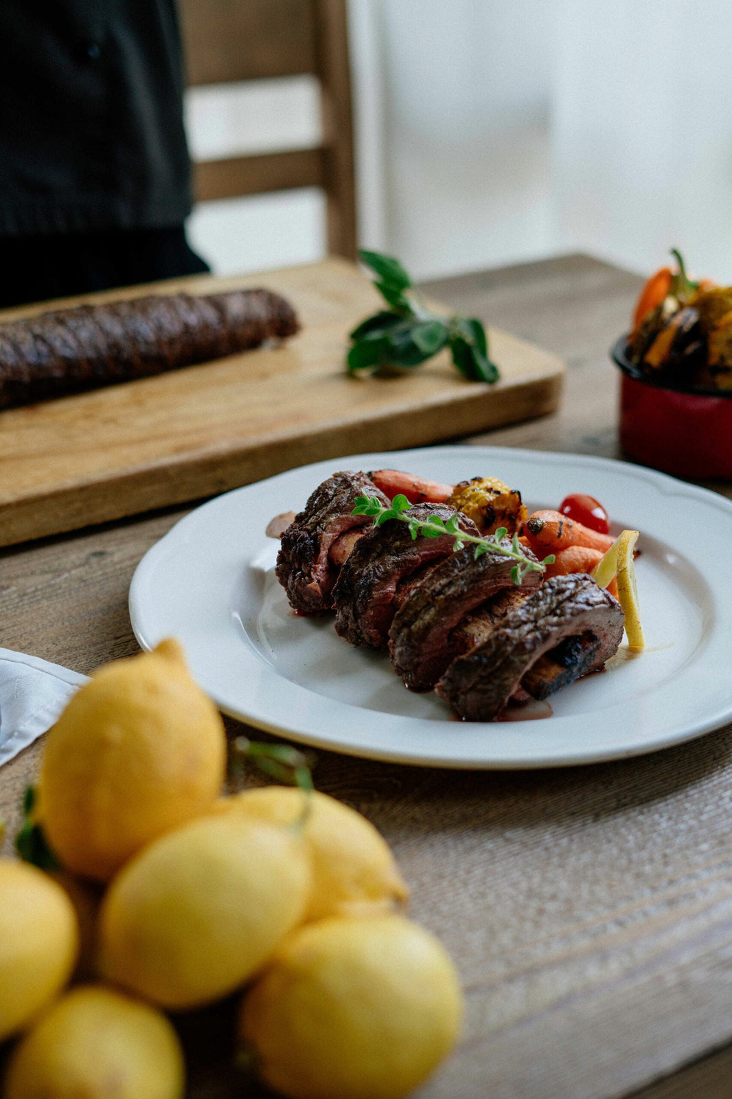 Pan Seared Kangaroo with Rutherglen Durif