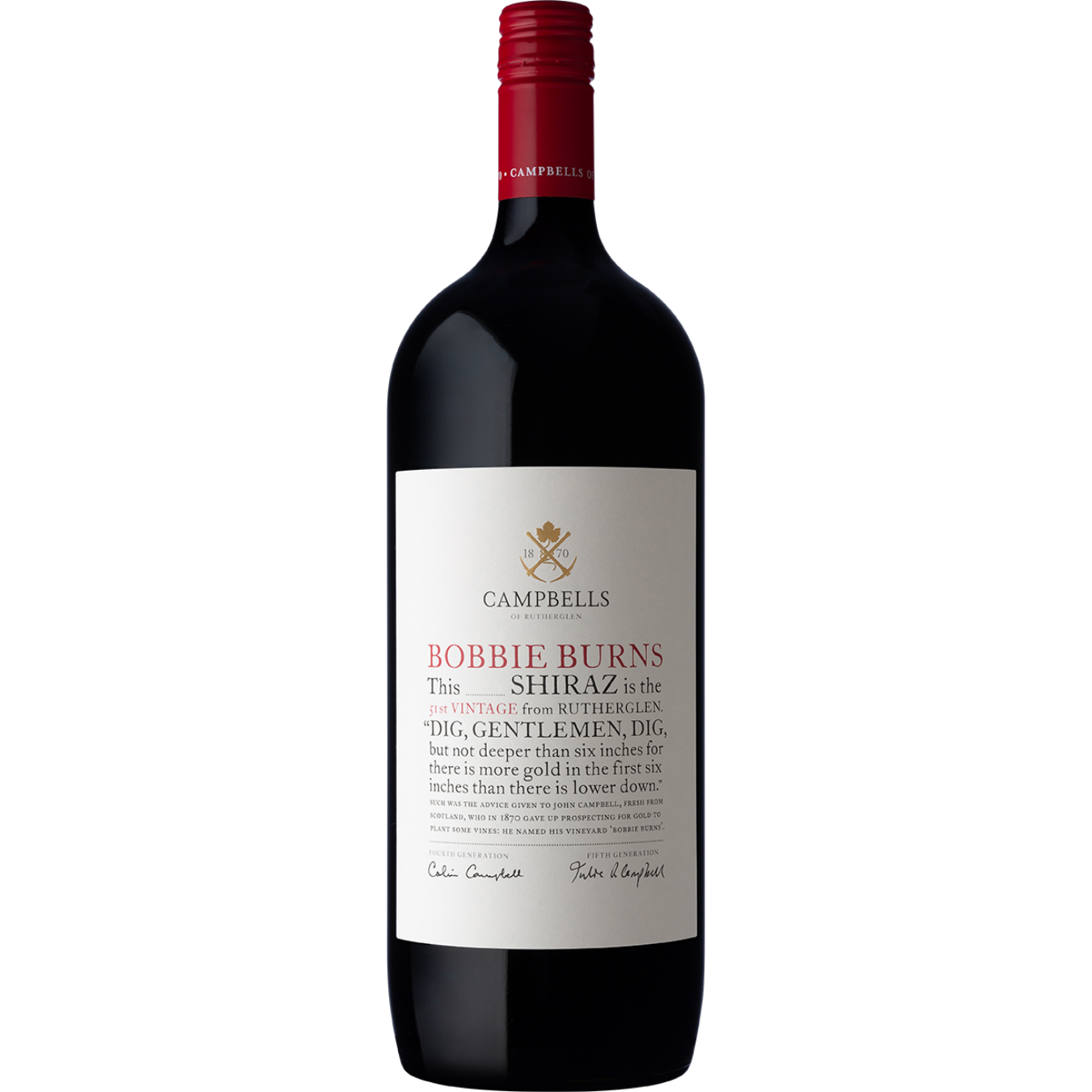 2019 Bobbie Burns Shiraz Magnum