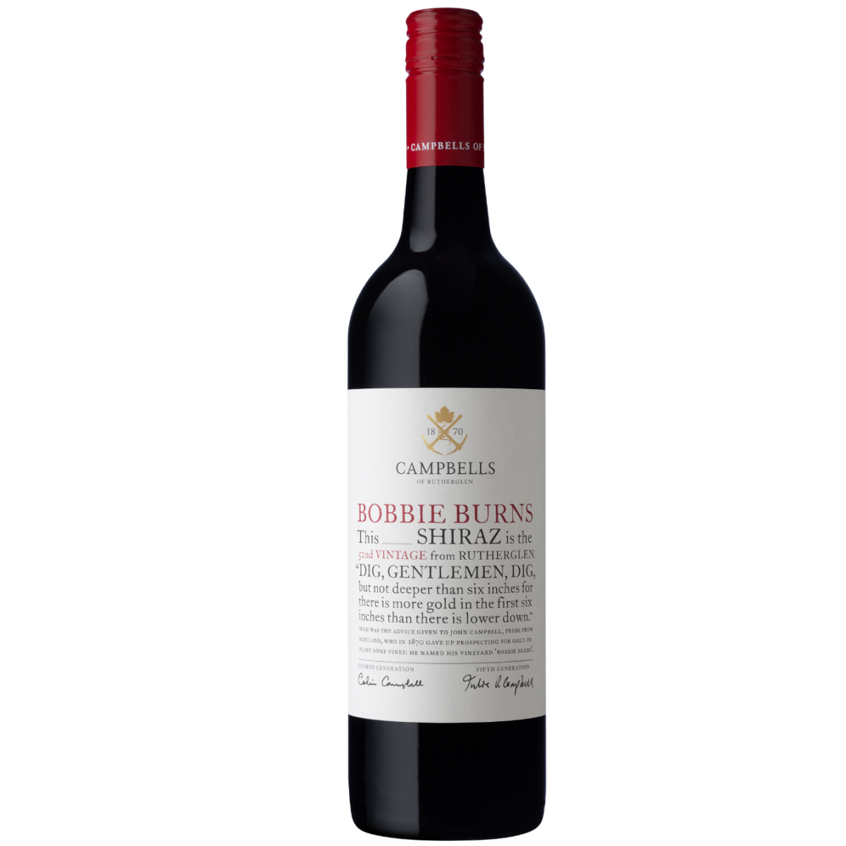 Bobbie Burns Shiraz 2021