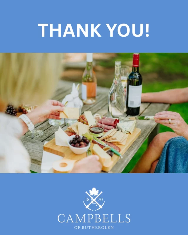 Thank you to everyone who attended @campbellswines Easter Picnic! We hope you had a fun day and had safe travels home. We look forward to seeing you at one of our upcoming events soon. Best regards, The Campbells Team 🍷